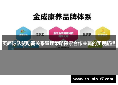 英超球队赞助商关系管理策略探索合作共赢的实现路径